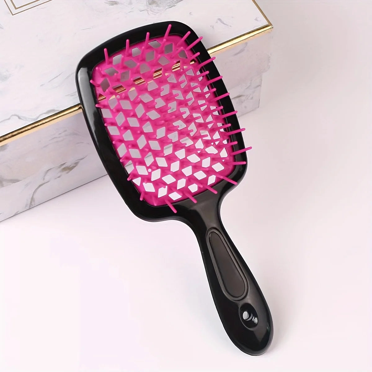 WANMEI Air Cushion Comb Plastic Massage  Anti-static Dry  Wet  Curly Hair Hollowing Hair Brushes Barber Styling Hairdressing Too