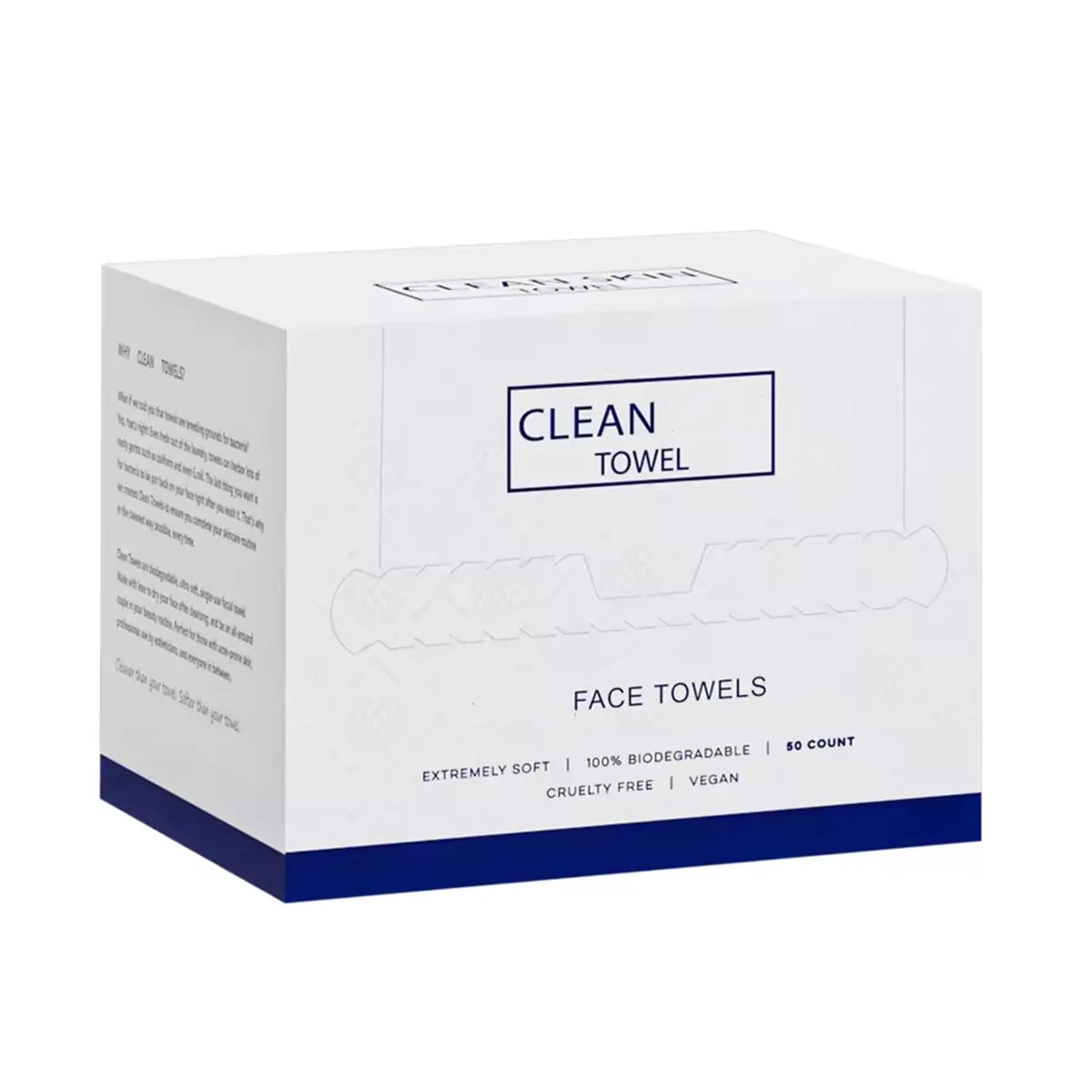 50Pcs/Box Disposable Face Towels Facial Cleansing Makeup Remover Dry Beauty Skincare Travel Pack