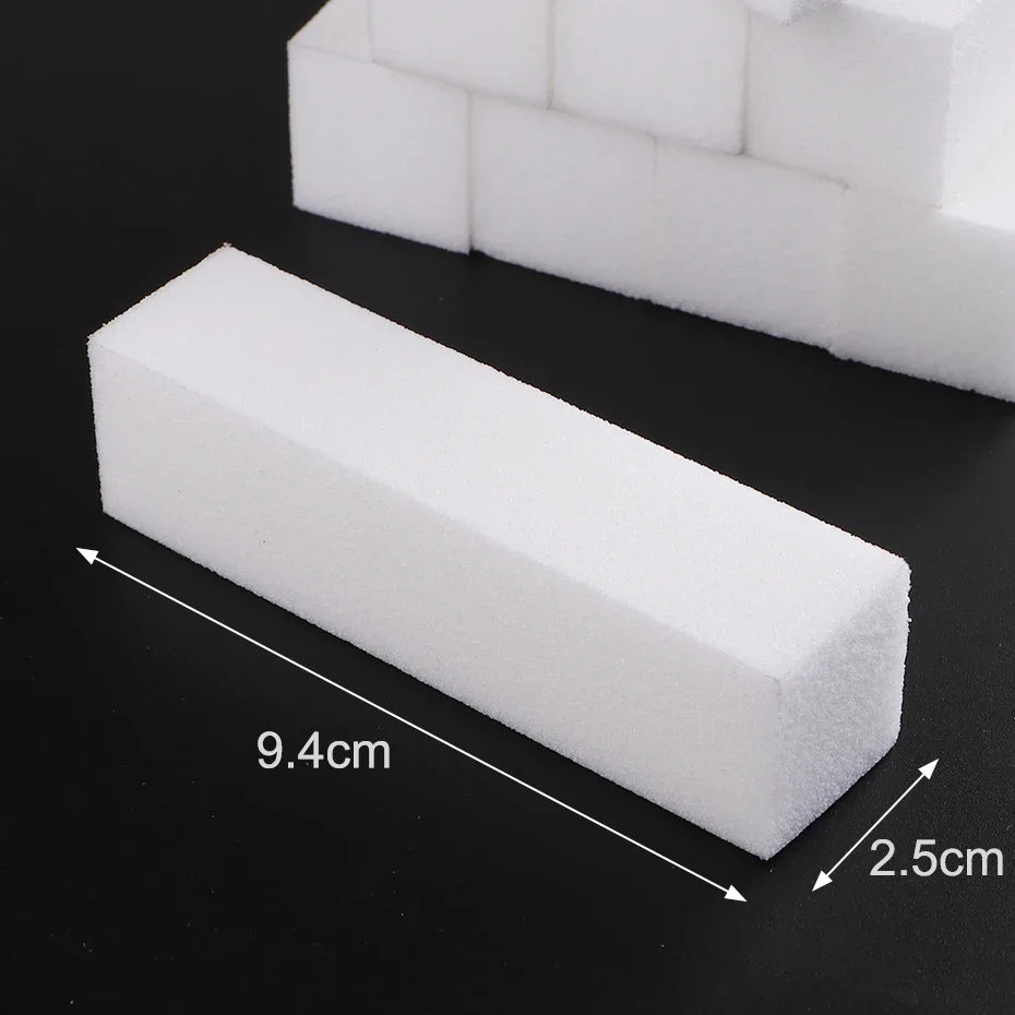 1/10Pcs Nail File Nail Art Buffer Grinder Buffing Block For Pedicure Tips Manicure Care Sponge Buffer Gel Polish Tools