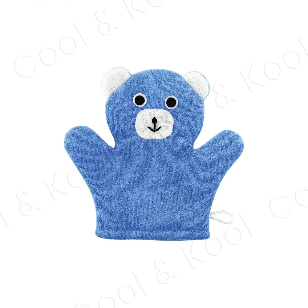 Gentle Baby Bath Mitts, Ultra-Soft Cartoon Gloves for Sensitive Skin and Fun, Effective Cleansing