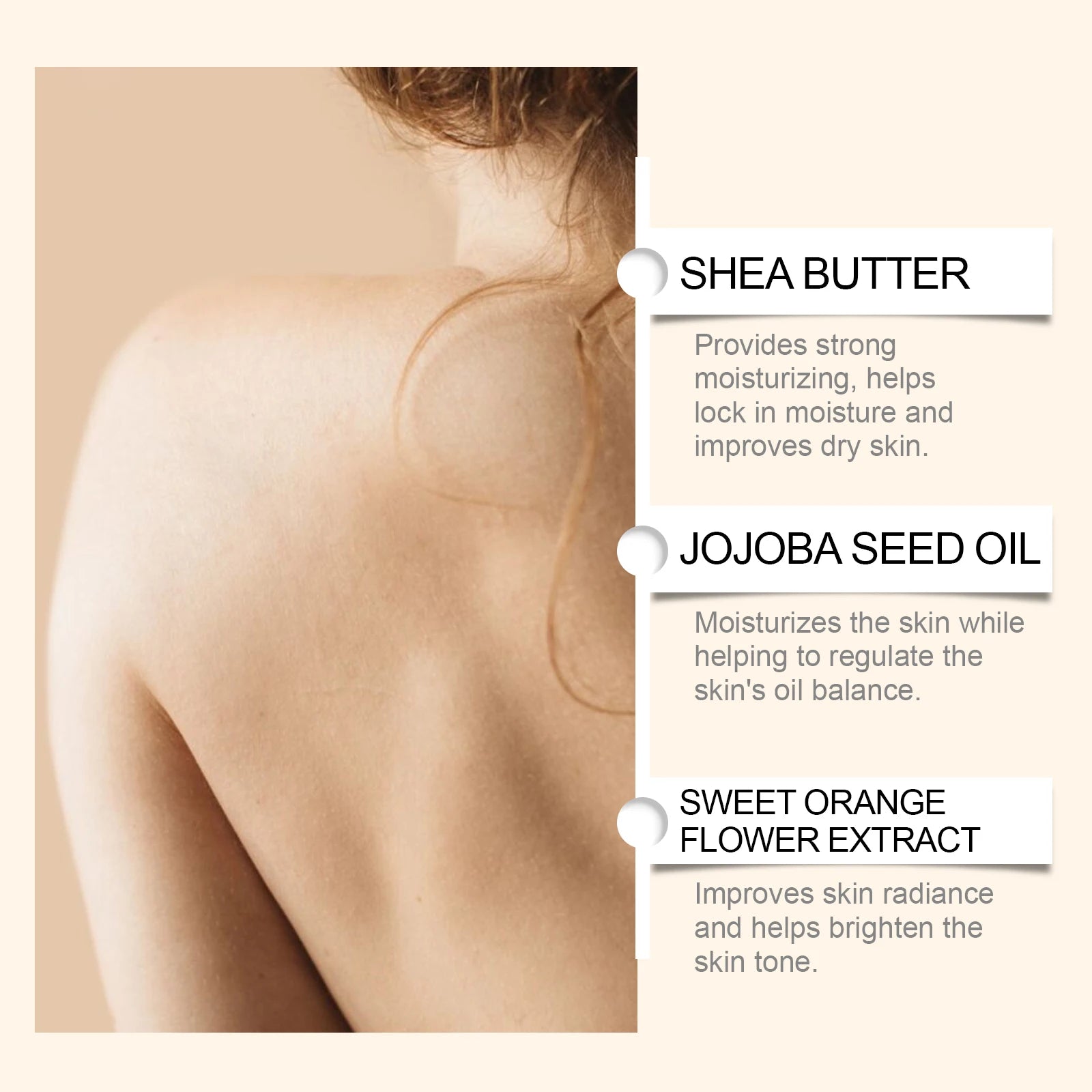 Shea Butter Moisturizing Cream Soft Smooth Skin Care Nourishing Body Butter Intense Hydration for Dry & Rough Skin Body Care