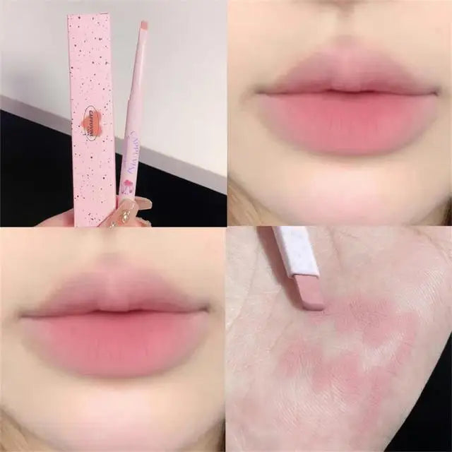 Nude Lip Liner Pencil, Smooth Outline Lip Shape, Waterproof Long-Lasting Matte Lipstick Pen Makeup for Natural Lips