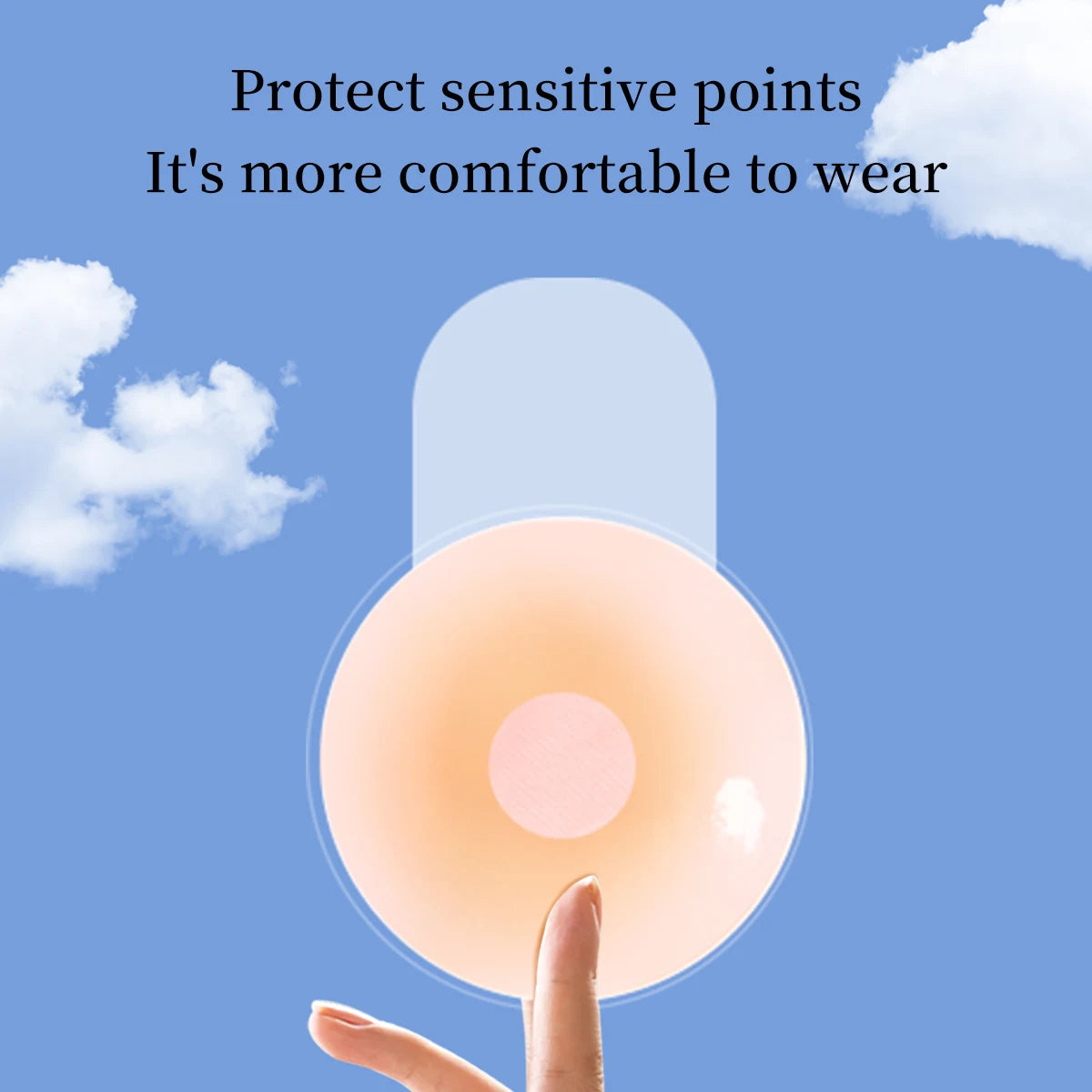 Silicone push-up breast patches for women's wedding dresses; adhesive cups for lifting and gathering in spring and summer; invis