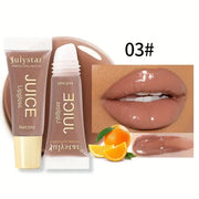 Watery Crystal Clear Jelly Lip Oil Lip Balm Moisturizing And Smoothing Lip Lines Jelly Pout Lip Gloss Glass Lip Fruit Scent
