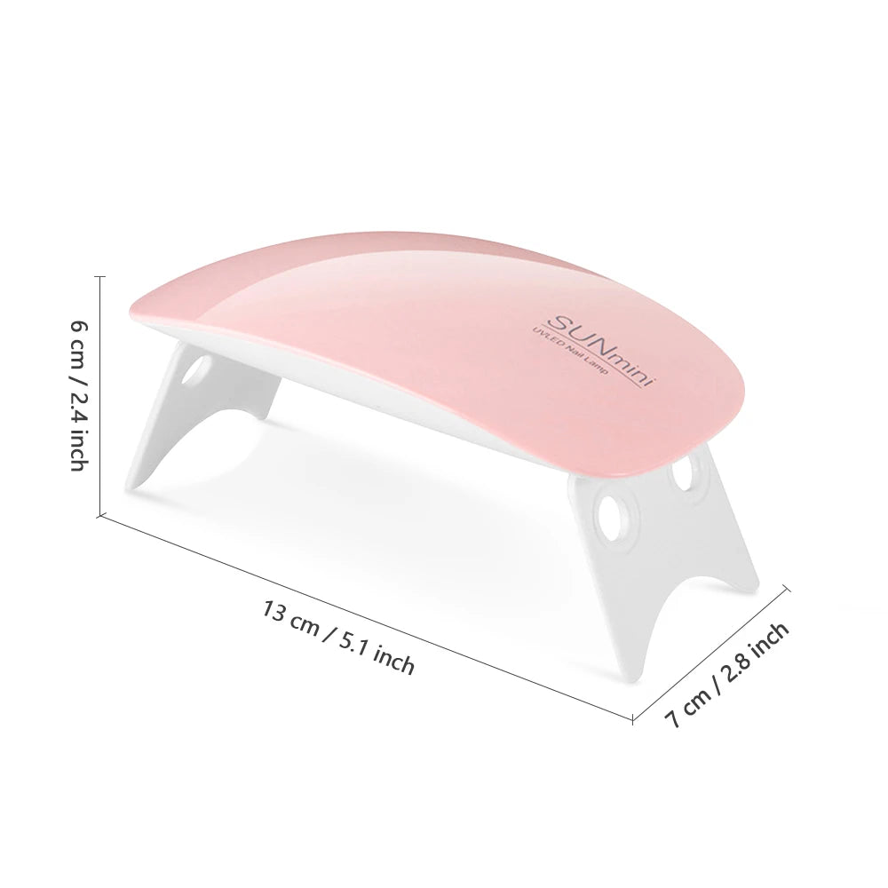 Professional Nail Lamp UV Light LED Gel Polish Cured Nail Dryer Machine Portable USB UV Home Nails Dry Tool Lamp Gel Varnish