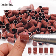 50/100Pcs Nail Sanding Bands For Electric Nail Drill Machine Replacement Sand Bands For Acrylic Gel Nails Manicure