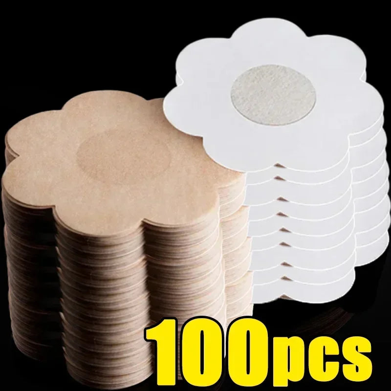 50-300pcs Nipple Cover Stickers Women Breast Lift Tape Pasties Invisible Self-Adhesive Disposable Bra Padding Chest Paste Patch