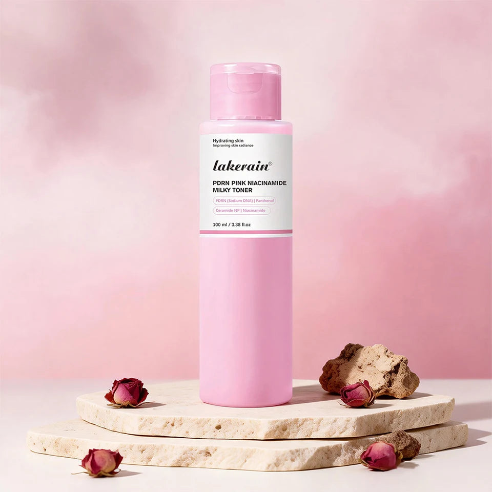Pink Niacinamide Milky Toner Long-lasting Hydration Even Skin Tone Quickly Absorbed Achieve Dewy Glass Skin Daily Milky Toner