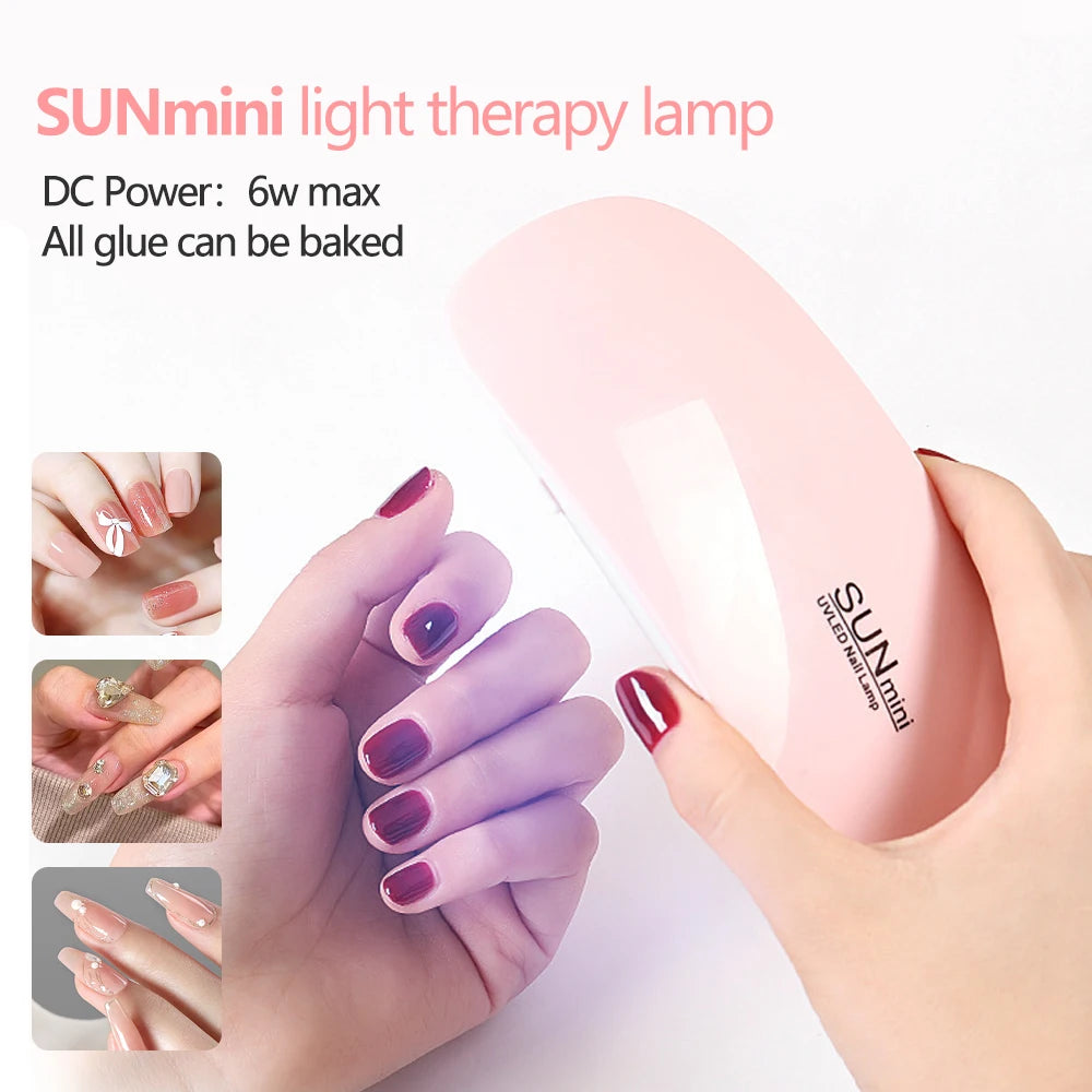 Professional Nail Lamp UV Light LED Gel Polish Cured Nail Dryer Machine Portable USB UV Home Nails Dry Tool Lamp Gel Varnish