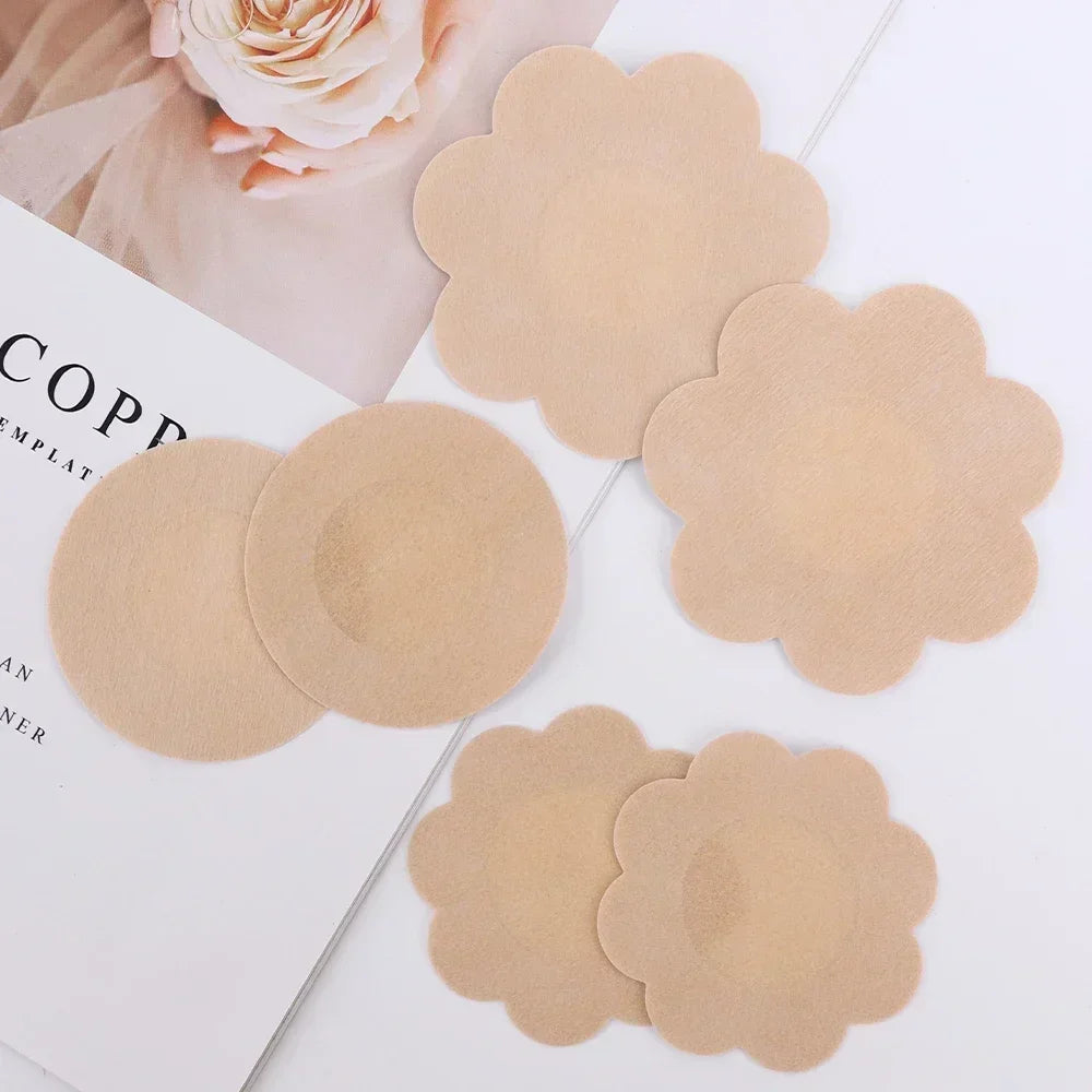2-100PCS Nipple Cover Stickers Women Breast Lift Tape Pasties Invisible Self-Adhesive Disposable Bra Padding Chest Paste Patch