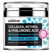 ENVISHA Face Skin Care Collagen Retinol Hyaluronic Acid Cream Firming Whitening Anti-Aging Wrinkle Moisturizing Hydrating