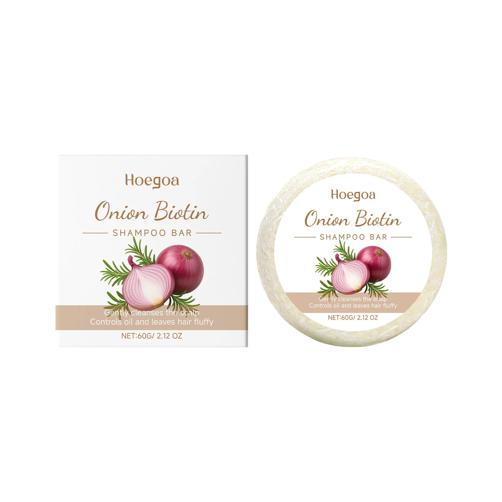 Onion Biotin Shampoo Soap Rosemary Gentle Cleansing Nourish Scalp Hair Growth Anti Loss Moisturizing Smooth For All Hair Types