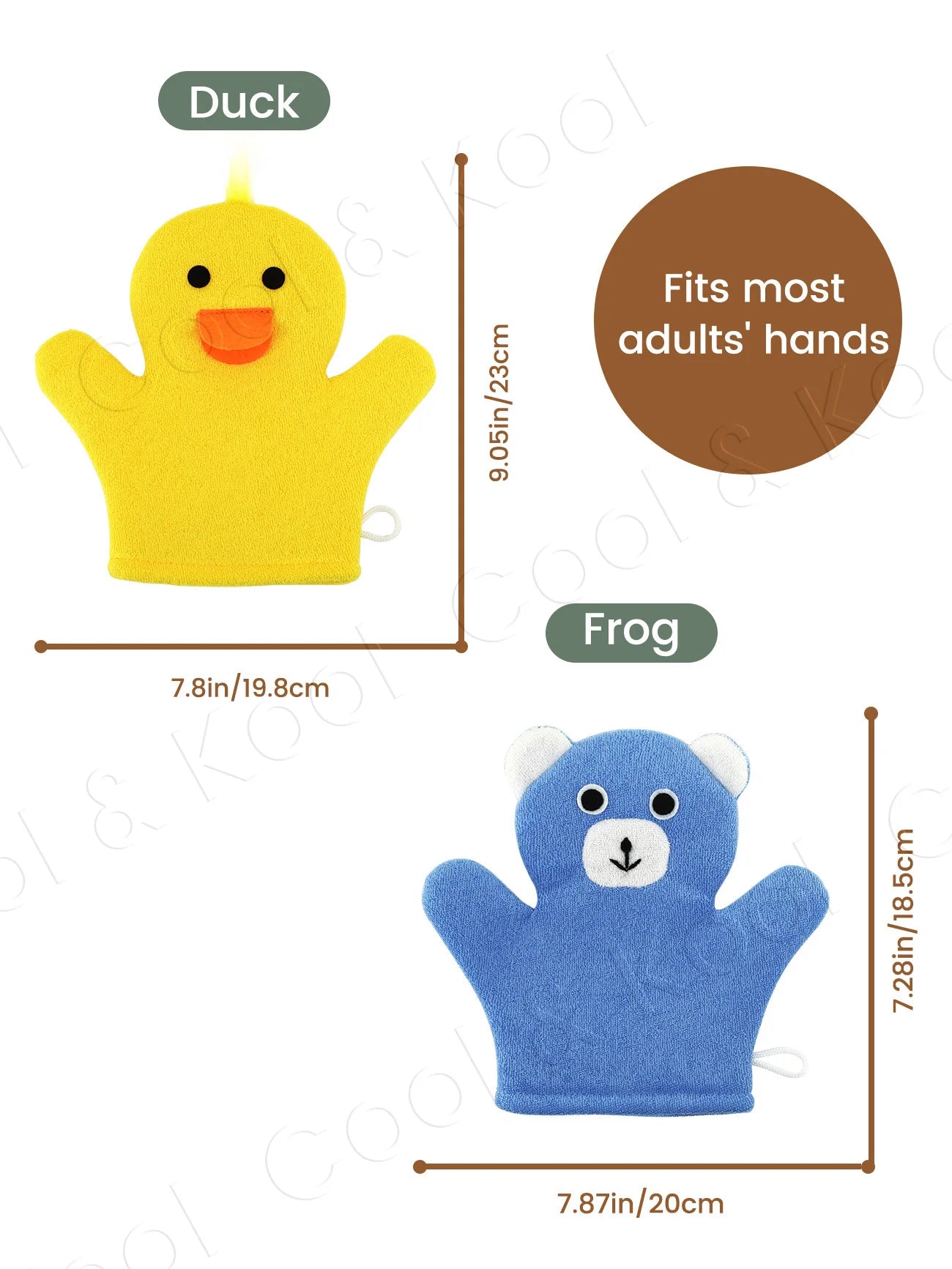 Gentle Baby Bath Mitts, Ultra-Soft Cartoon Gloves for Sensitive Skin and Fun, Effective Cleansing