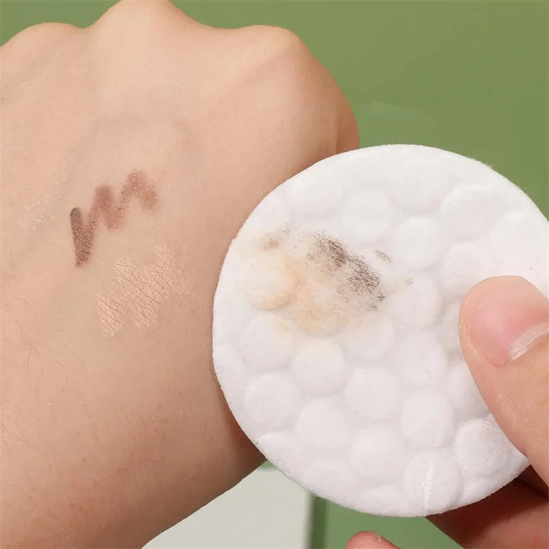 500/100pcs Facial Cleaning Cotton Pads Soft Skin Cleansing Facial Absorbent Paper Makeup Remover Pad Makeup Tools & Accessories