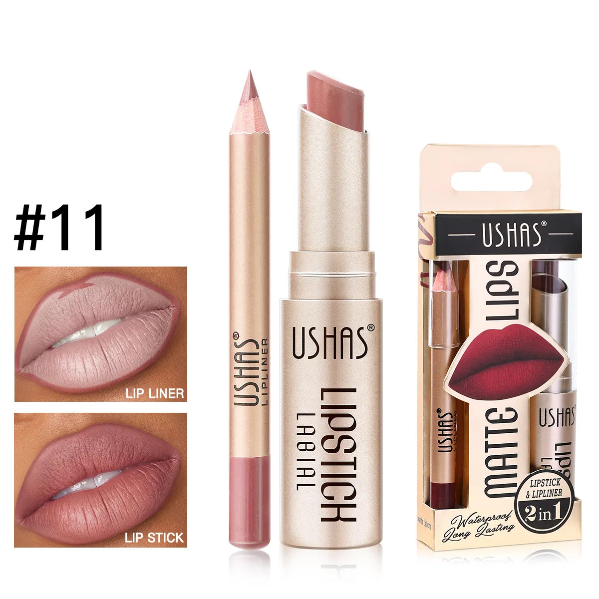 12 Color Matte Lipstick Set Long Lasting Nude Red Lipstick With Lipliner Not Dry Easy Coloring Lip Makeup Kit