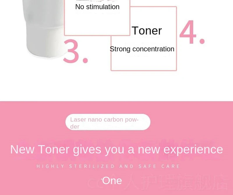 Carbon Gel Black Face Cream Mask Facial Deep Cleaning Support Laser Active Nano Toner Skin Rejuvenation Whitening Care Tools