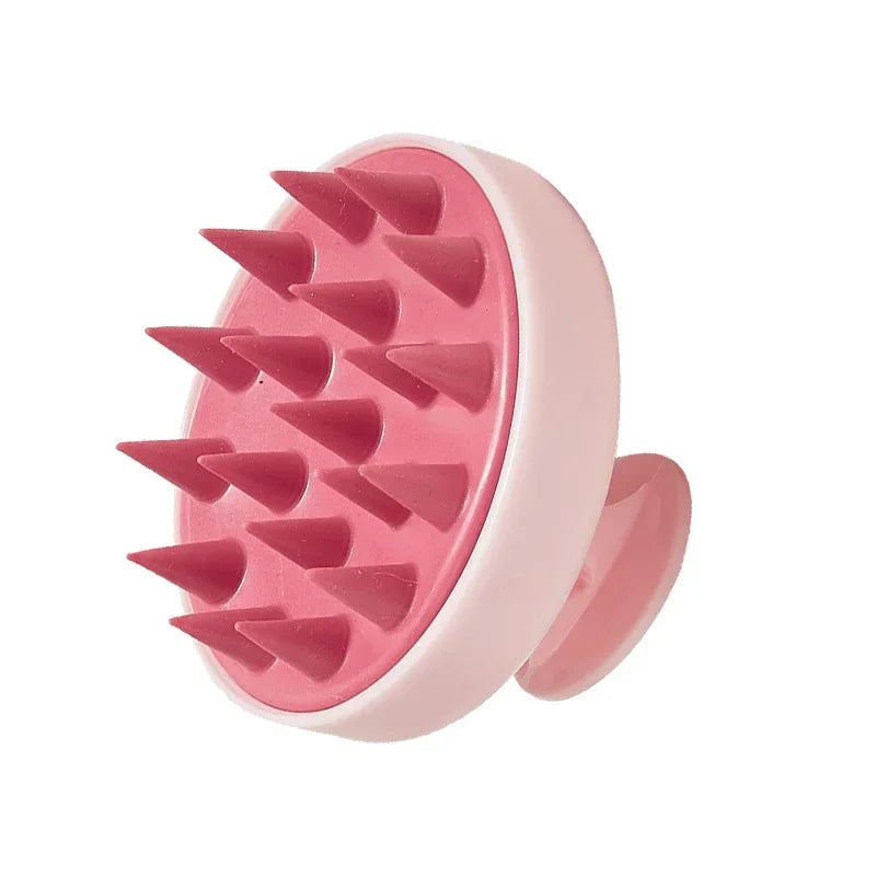 2-in-1 Silicone Scalp Massager & Shampoo Brush - Painless Hair Growth Stimulator for Shower, Gentle Head Spa Tool