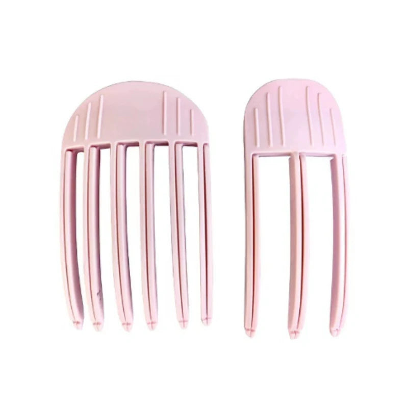 1/2 natural fluffy hairpins non-heat hairpins DIY hair style fluffy tools hair root clips curling fixed shape clips hairpins set