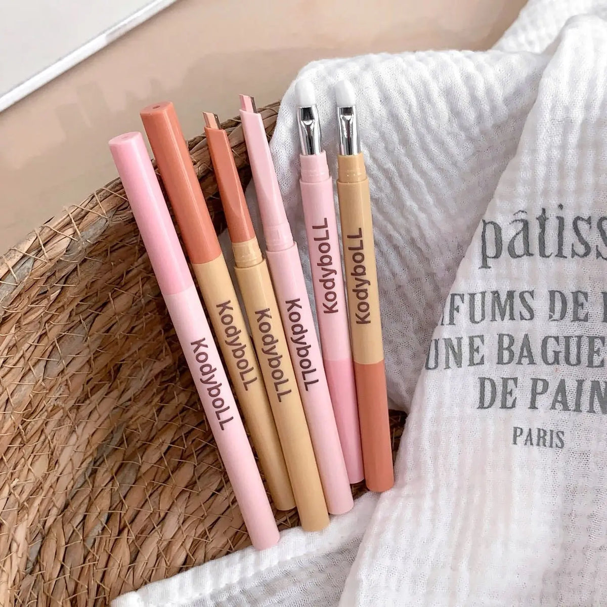 Dual-Tone Under-Eye Matte Highlighting Shadow Pencil Nude Beige Brown Brightening Cream Lying Silkworm Eyeliner Aegyo Sal Pen