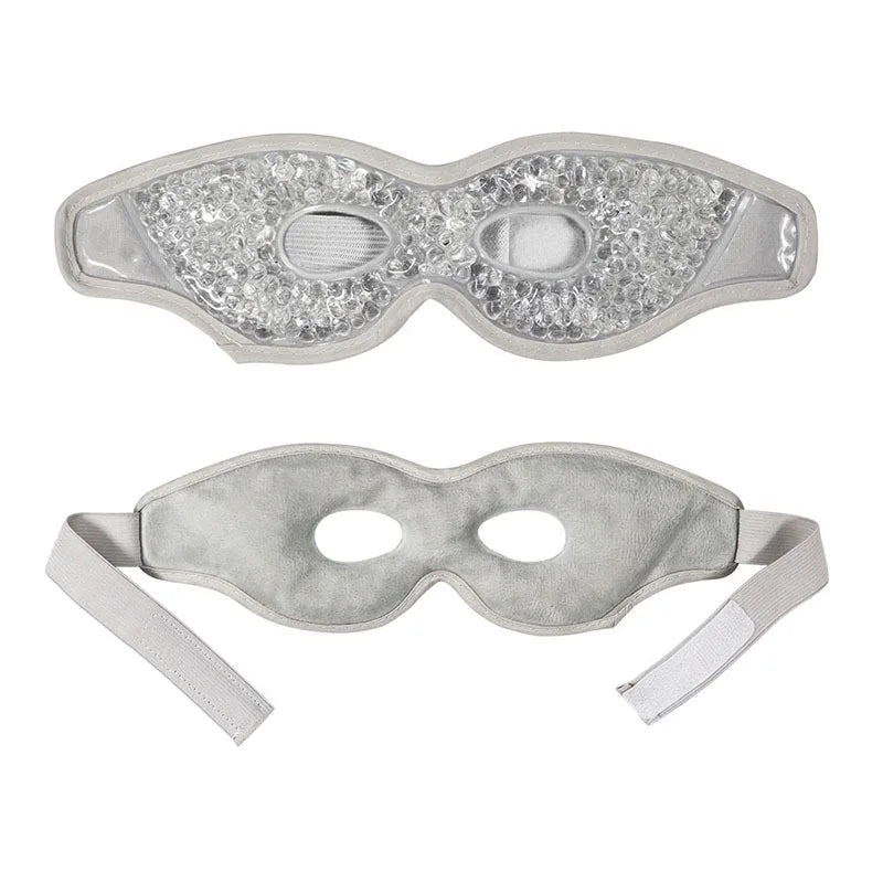 Cooling Gel Eye Mask with Eye Holes Cold Eye Packs for Puffiness & Swelling Reusable Hot Cold Compress Heat Ice Gel Pack