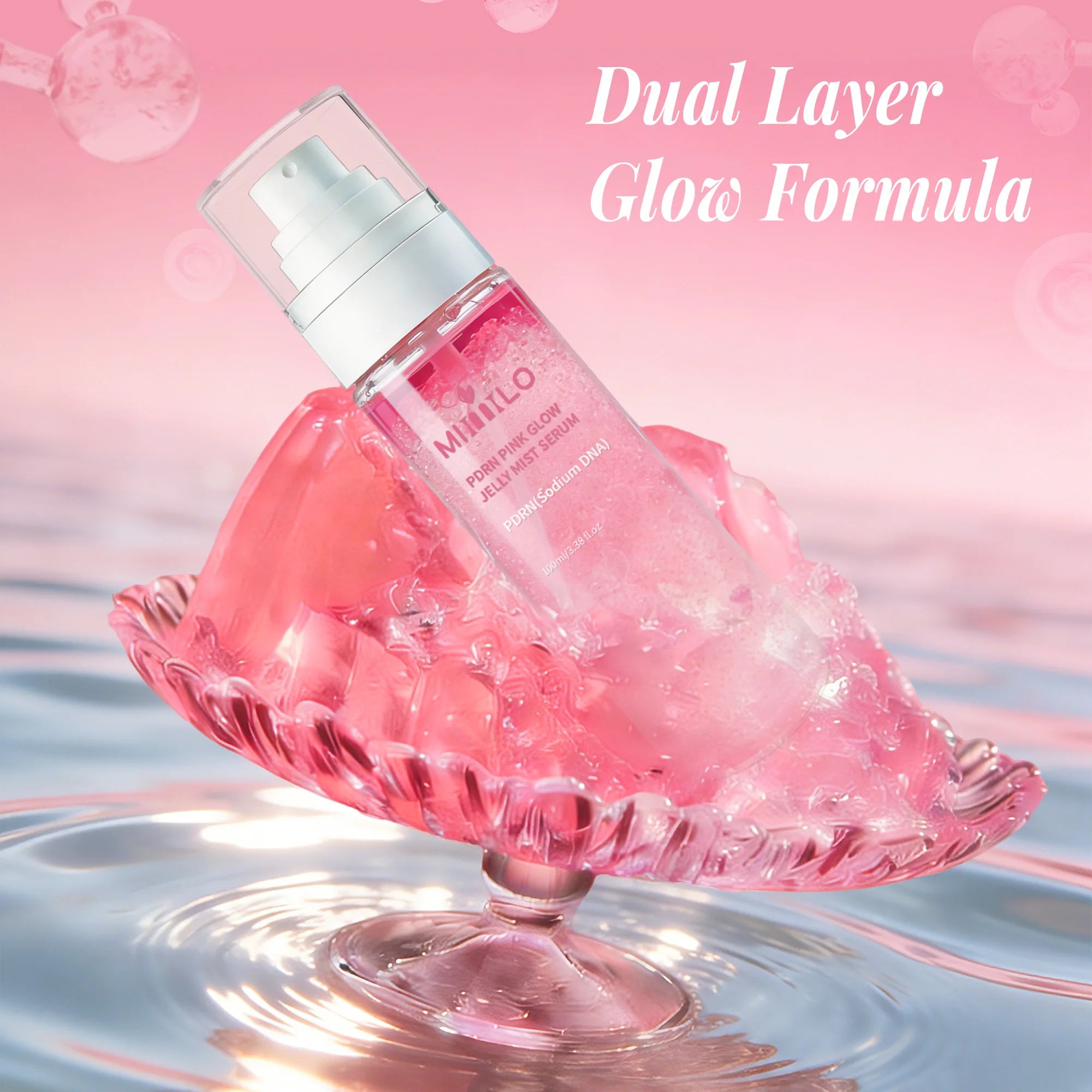 DNA PDRN Salmon Pink Foam Cleansing Gel, containing PDRN, controls oil, removes blackheads, deeply cleanses, is non-irritating