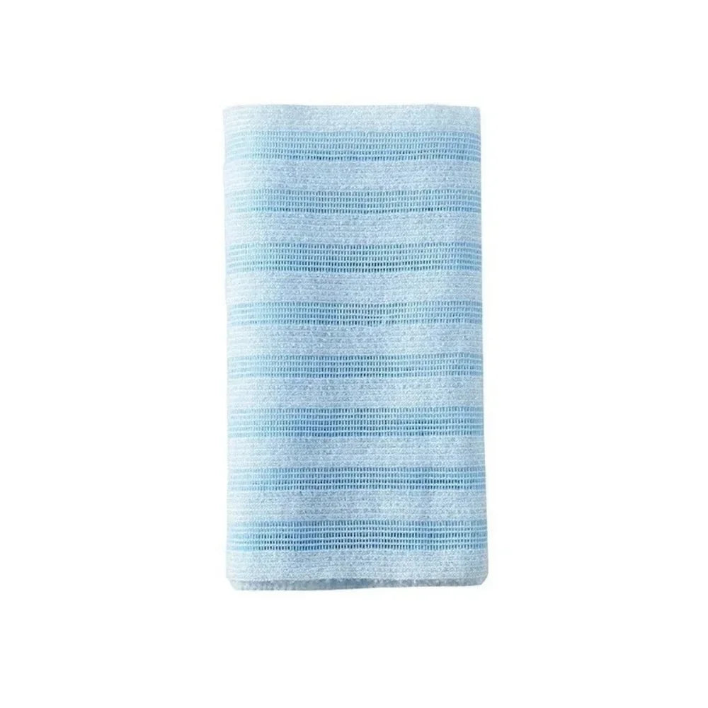 1Pcs Double Sided Long Nylon Exfoliating Back Scrub Towel Japanese Painless Body Mud Rub Strip Shower Bathroom Accessories