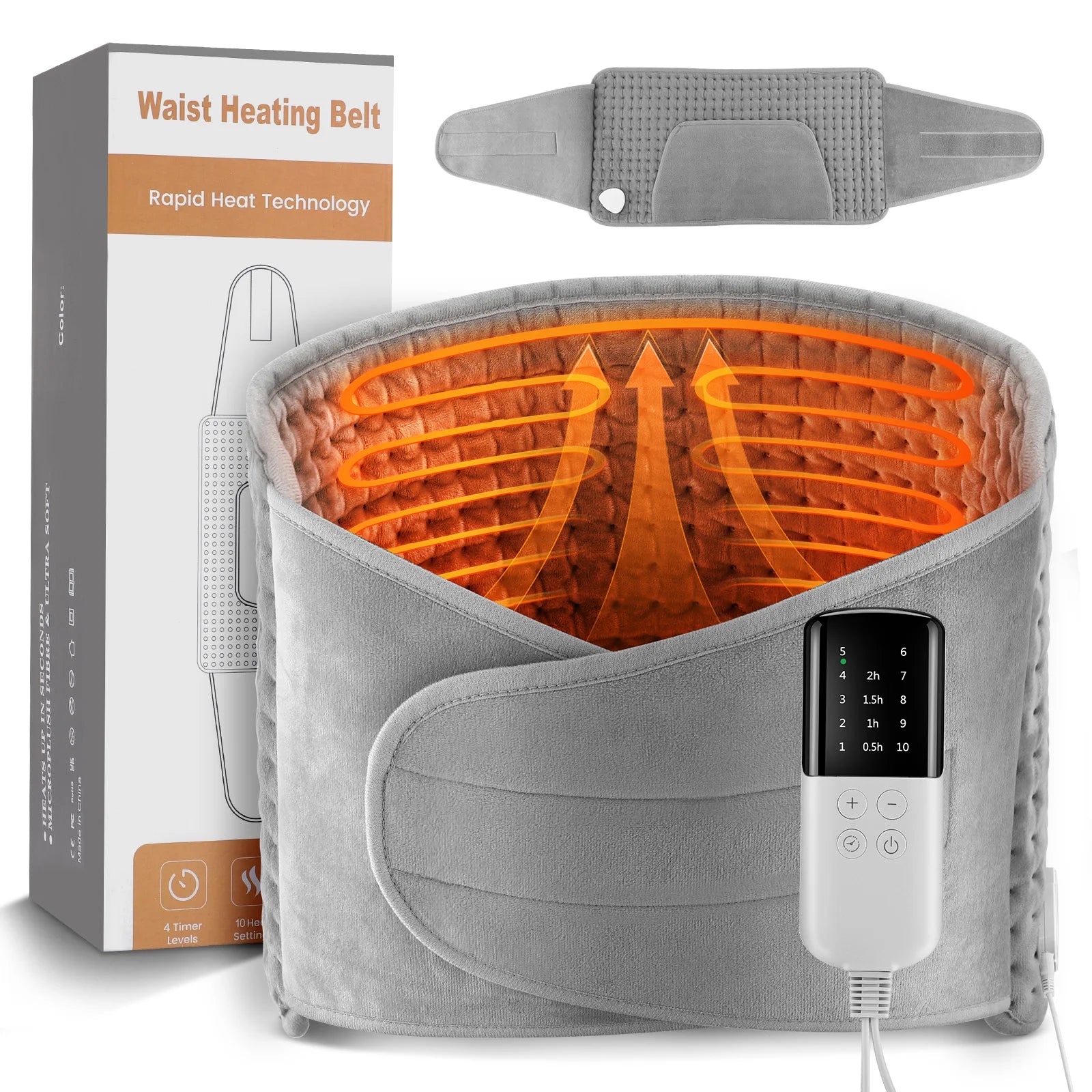 Home Electric Heating Pad Back Shoulder Office Winter Warming Blanket 10 Heat Thermal Mat Abdomen Period Menstrual Belt