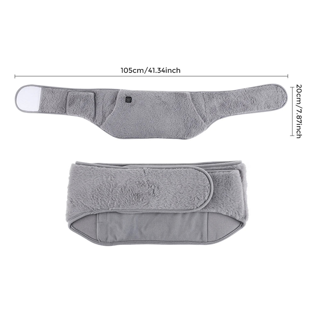 Electric Heating Period Cramp Belt 3 Levels Temperature Adjustable Menstrual Heating Pads Stomach Abdominal Warm Palace Belt
