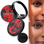1pc CandyBella Lava Oil Control Long-Lasting Waterproof Concealer Transparent Jelly Matte Compact Face Loose Powder Makeup Tools