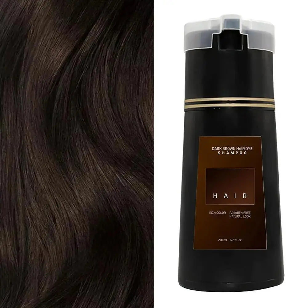 1/2/3PCS Black Hair Dye Shampoo Nova Hair Instant Dye Shampoo,Hair Dye Coloring  For Gray Hair Long Lasting Color in Minutes