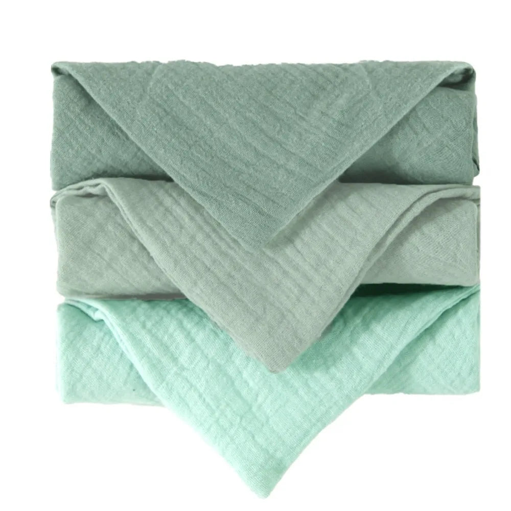 Portable High Quality 4-Layer Pure Cotton Cotton Washcloth Absorbent Soft Square Towels Gauze Cotton Towels Newborn Burp Cloth