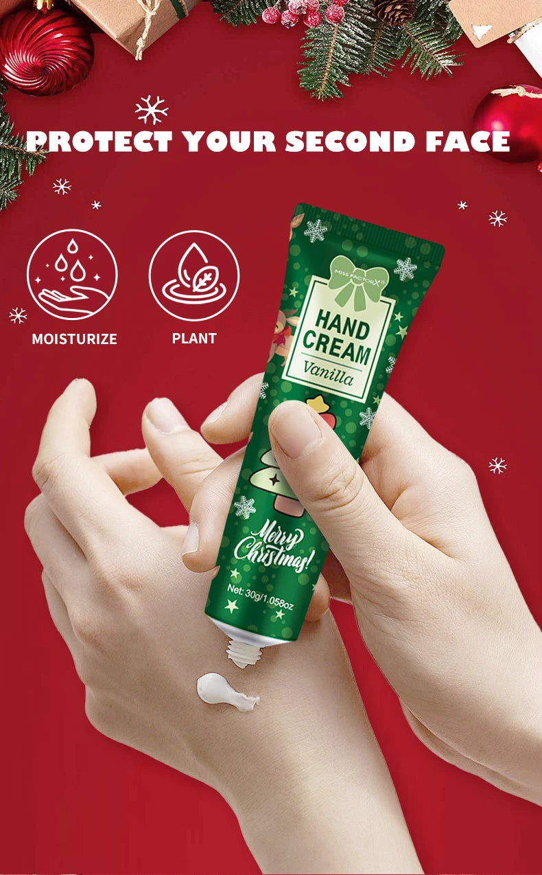Christmas Gift 5/Box Hand Cream Set, Cream Texture, Hand Cream Travel Pack, Durable Moisturizer-30g/Piece Gift for Women
