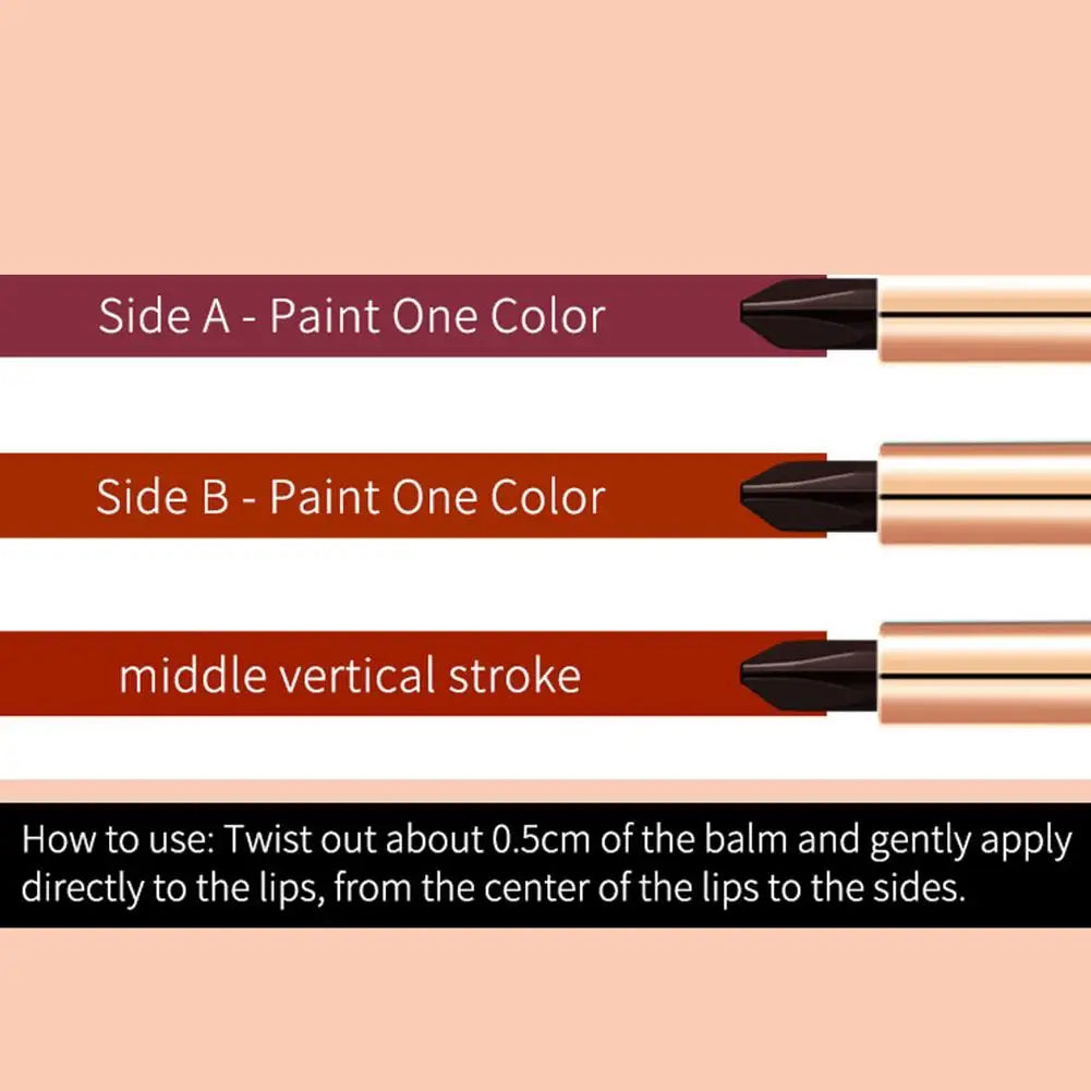 VIBELY winter Moisturizing Changing 3 colors Lip Balm Natural Aloe Vera Long Lasting  Lipstick for Women Color-Shifting Makeup