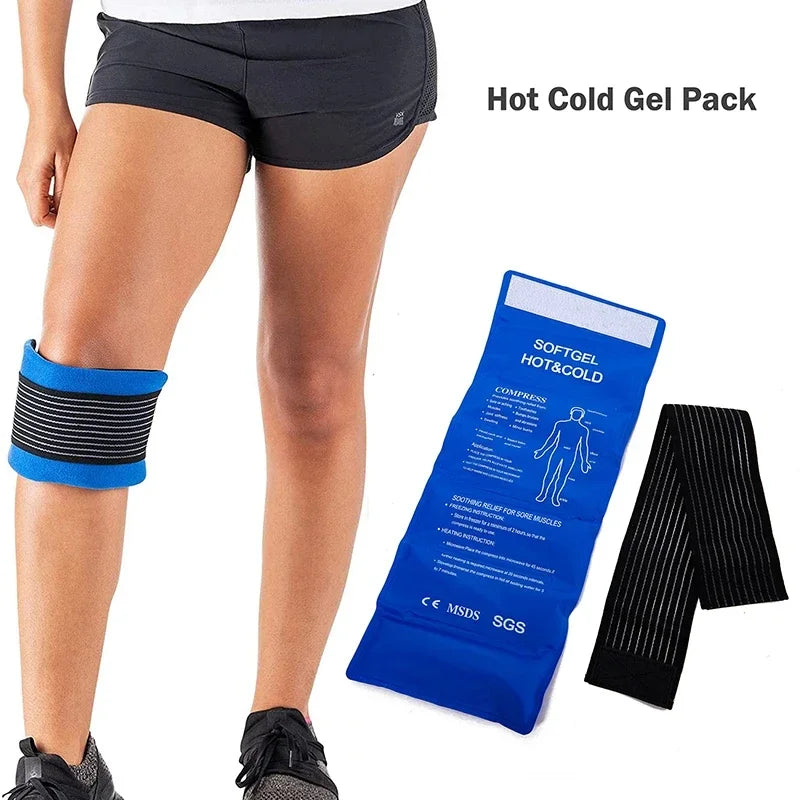 1PC Reusable Hot Cold Gel Pack for First Aid Sports Muscle Pain Ice Heat Pad  cooling mat gel   therapy cooling  cooling mat