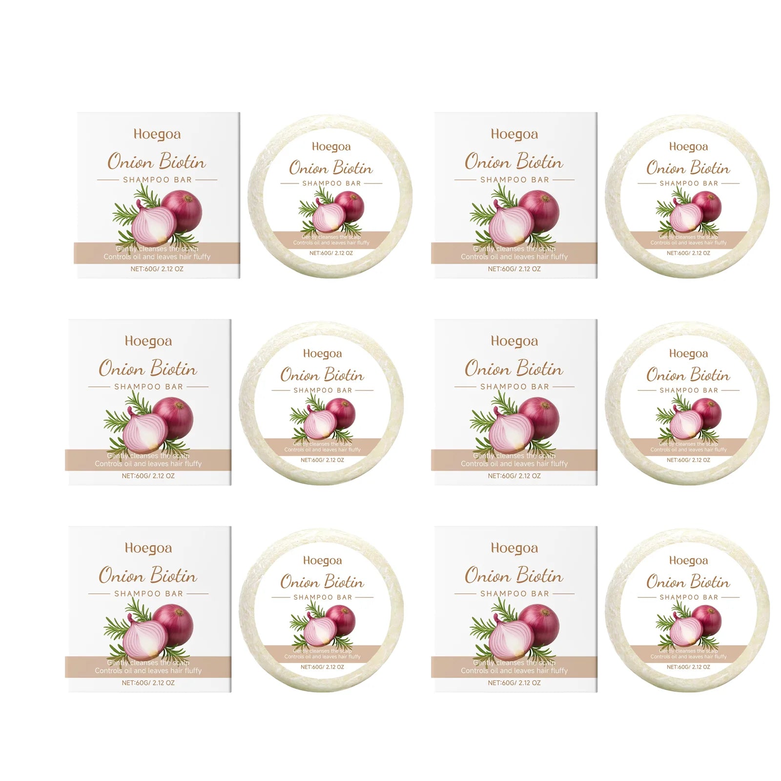 Onion Biotin Shampoo Soap Rosemary Gentle Cleansing Nourish Scalp Hair Growth Anti Loss Moisturizing Smooth For All Hair Types