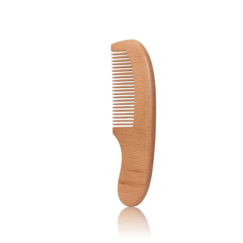 1/2/3PCS Newborn Wool Baby Wooden Brush Comb Newborn Hair Brush Infant Head Massager Portable Comb Hair Bath Brush Comb
