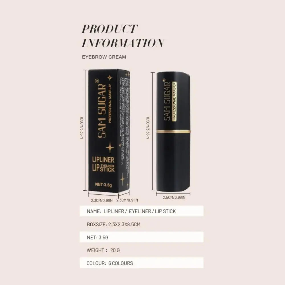 Black Waterproof Eyeliner Pen Long Lasting 24H Smudge Proof Gel Makeup Highlighter For Smokey Eye Look Fast Drying