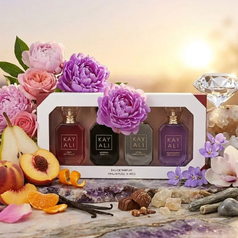 KAYALI Perfume Set 30ml X4 Eau De Parfum Long Lasting Luxury Arabic Fragrance Sweet Fresh Elegant Unisex Gift Collection