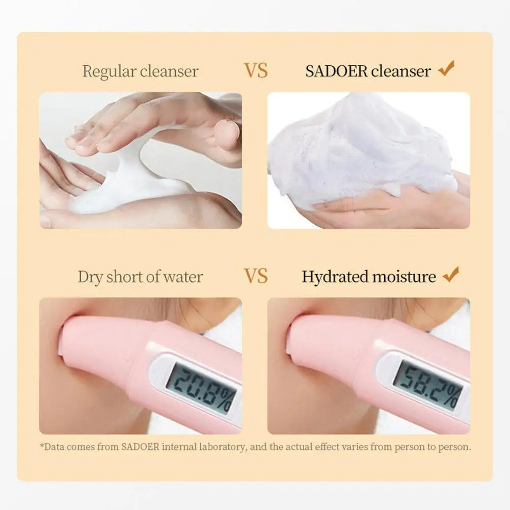 Collagen Cleansing Foam, Gentle Foaming Facial Cleanser With Collagen Face Wash For Deep Cleansing & Hydration Skincare 100g
