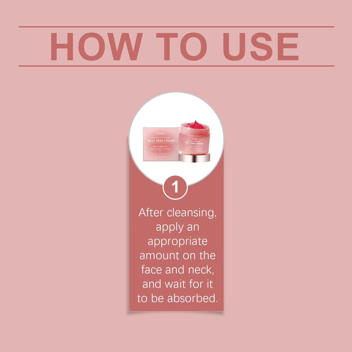 Collagen Jelly Cream Deeply Moisturizing Smooth Skin Tightening Fade Fine Lines Soothing Brightening Hydrating Facial Gel Cream