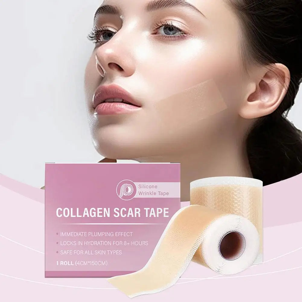 Hot Sale 1 Roll Silicone Scar Sheet Effective Scar Waterproof Breathable Painless Scar Repair Tape Roll Beauty Sticker 2025 New