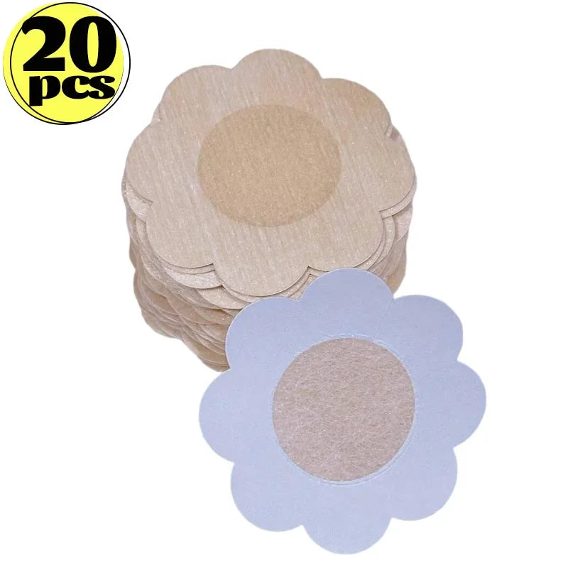 10/200PCS Women Nipple Cover Stickers Breast Lift Tape Pasties Invisible Self-Adhesive Disposable Bra Padding Chest Paste Patch