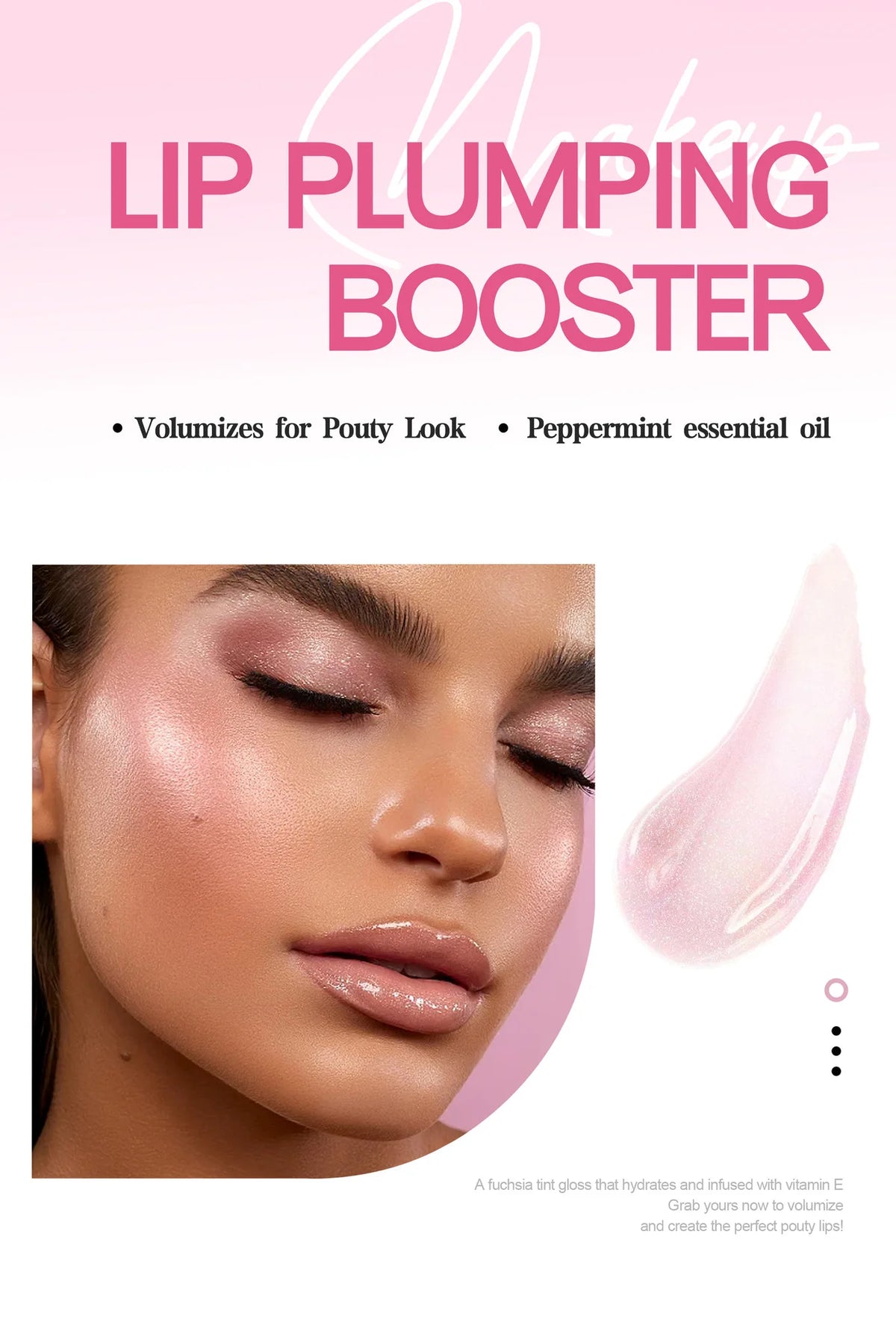 HANDAYAN 6 Color Lip Plumper Gloss Moisturizing Honey Oil Enhancer Transparent Shine Booster Makeup Beauty