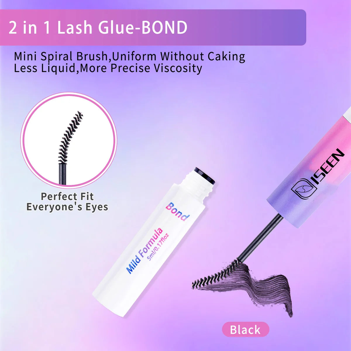Lash Clusters Kit DIY Lash Extension Kit Large Capacity D Curl with Lash Bond And Seal And Eyelash Tweezers Makeup