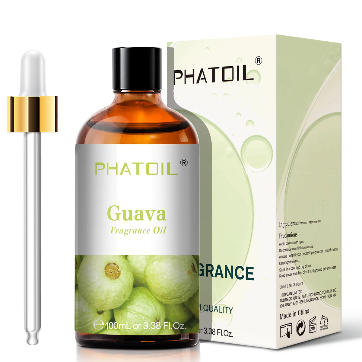 Phatoil 100ml Blueberry Fragrance Oils Coconut Vanilla Green Apple Mango Cranberry Strawberry Grape Guava Cherry Esssential Oils
