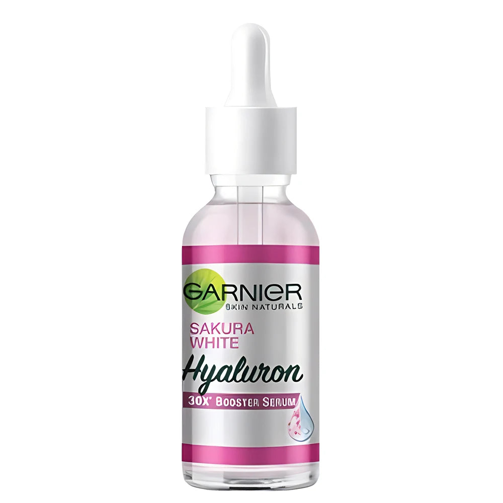 GARN Nier Pink Serum Sakura Glow 30x Hyaluronic Booster Moisturizing Serum Firming Skin Fine Lines Skin Facial Care Serum