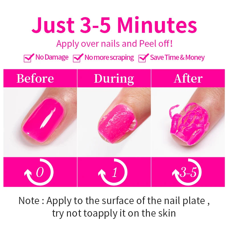 AWStorG 15ml Magic Remover Nail Gel Polish Remover UV Gel Polish Fast Remove Semi Permanent Varnish Polish Cancel Glue