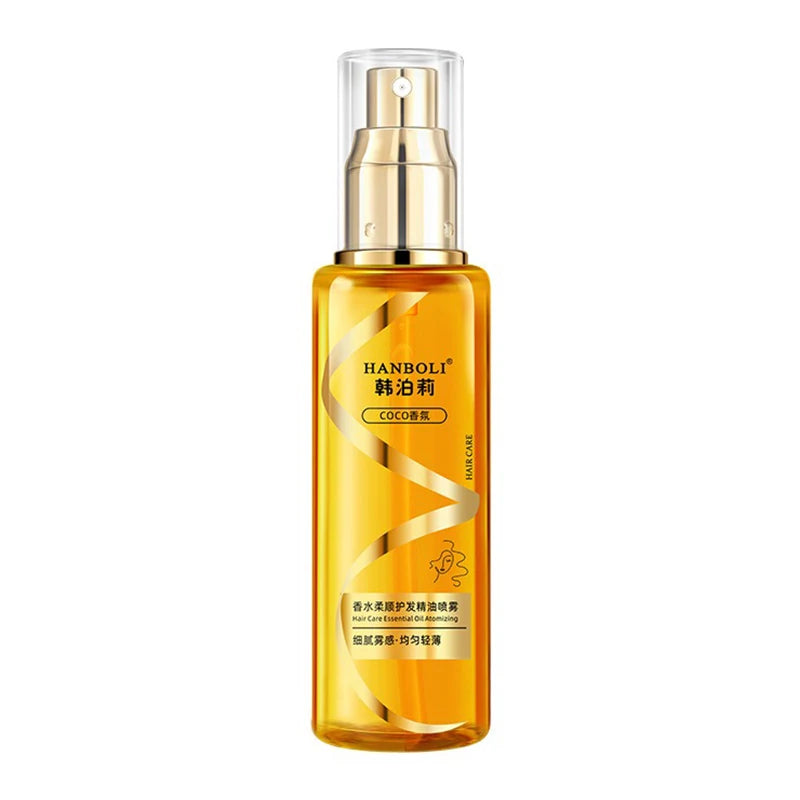 Perfume Hair Serum Spray - 2 in 1 Perfumed Smoothing Spray, Frizz Control & Anti-Static, Leave-In, Floral Scent, Quick-Dry Spray