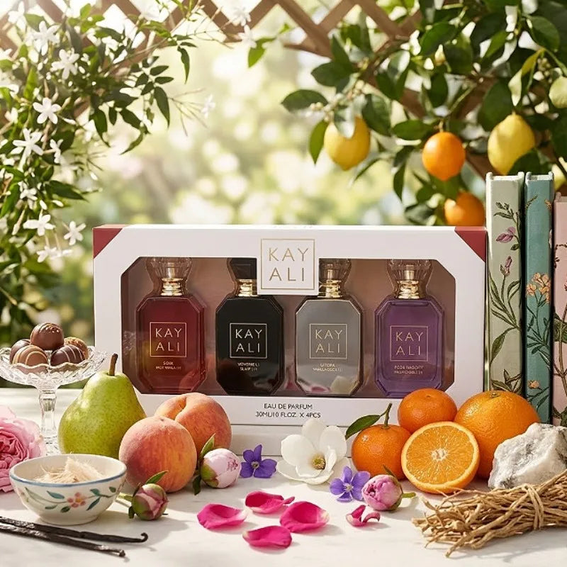 KAYALI Perfume Set 30ml X4 Eau De Parfum Long Lasting Luxury Arabic Fragrance Sweet Fresh Elegant Unisex Gift Collection