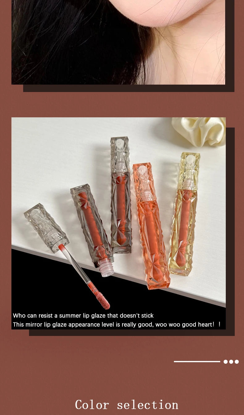 Lip Gloss Long-lasting Moisturizing Waterproof Non-fading Mirror Moisturizing Lip Gloss Women's Cosmetics